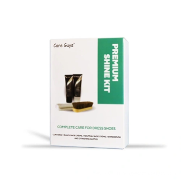 Kit de cuidado de zapatos Crema neutral y negra de zapatos